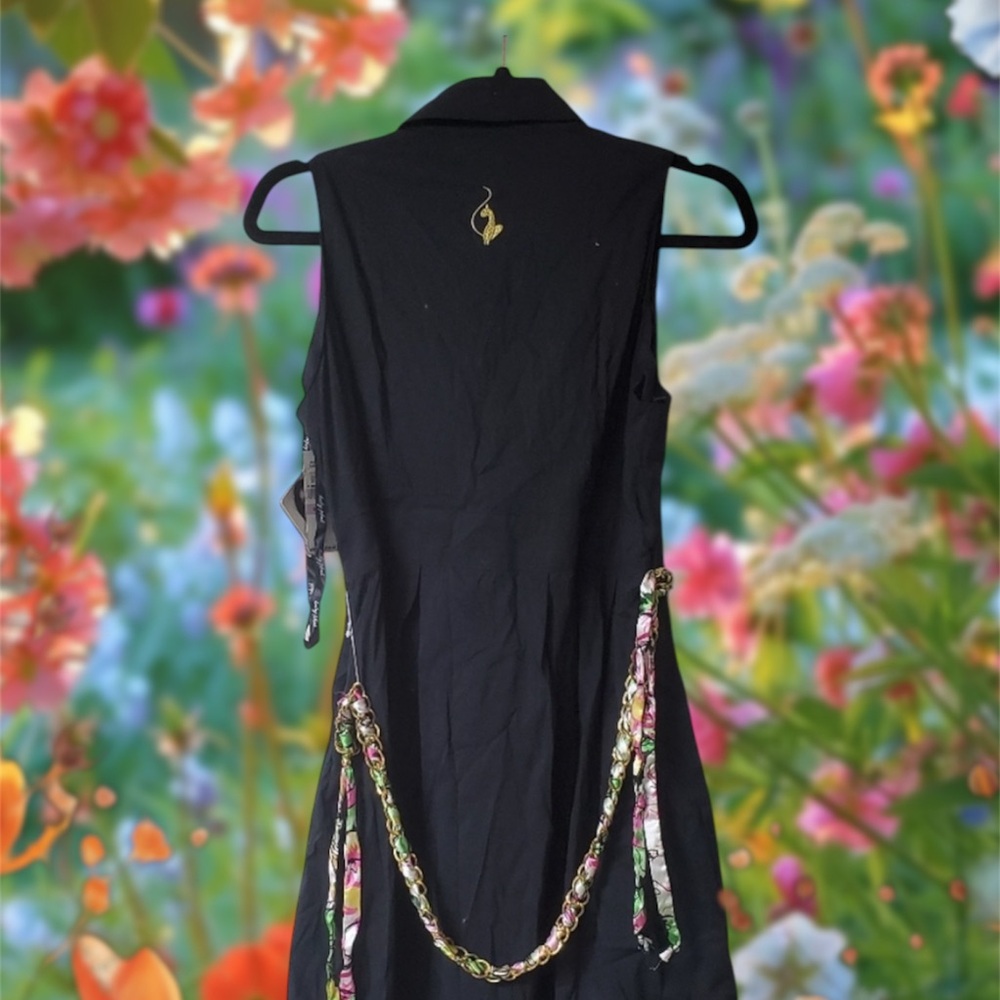 Baby Phat Black Belted Dress - Picture 2 of 7